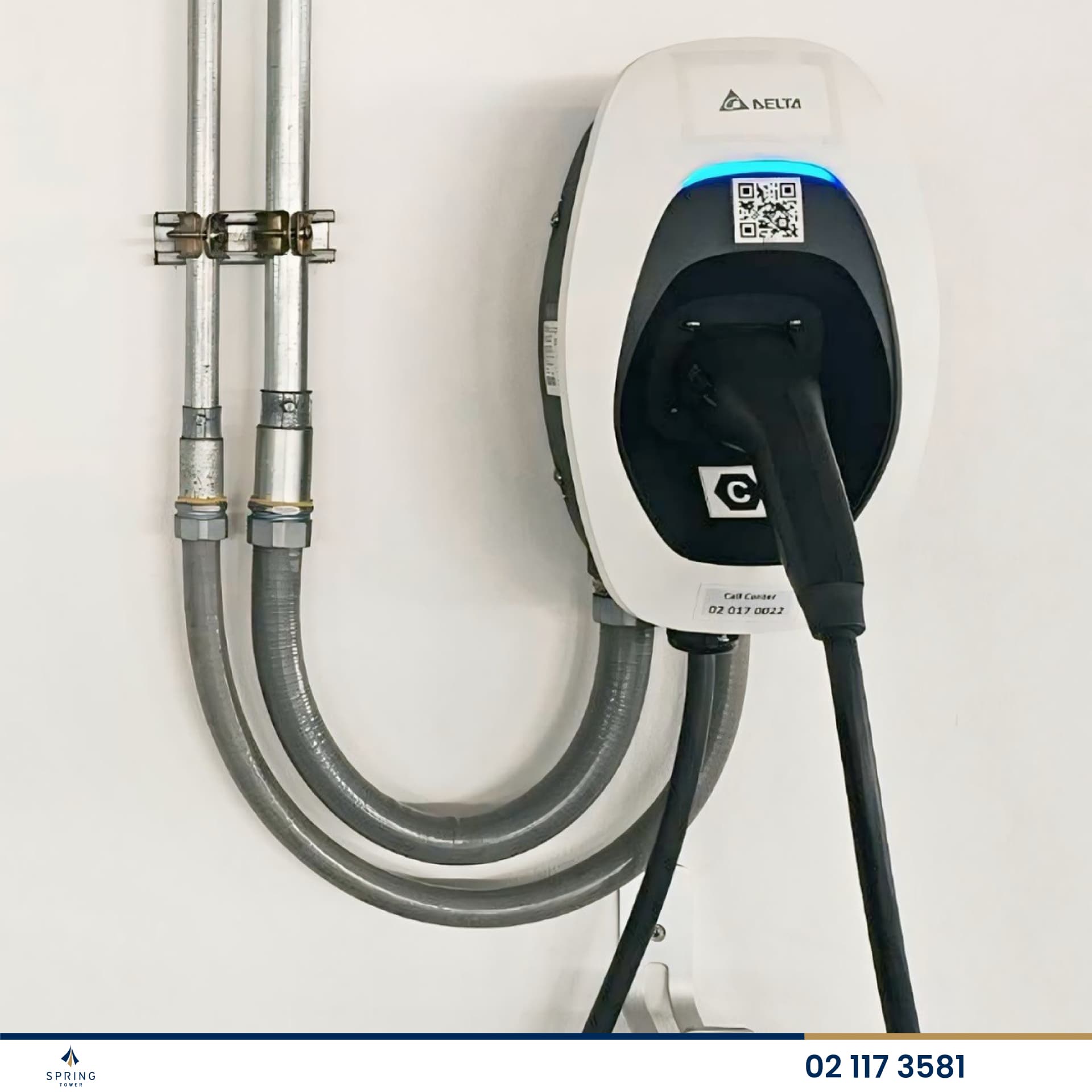 Spring Tower now offers an EV Charging Station for your convenience! 2