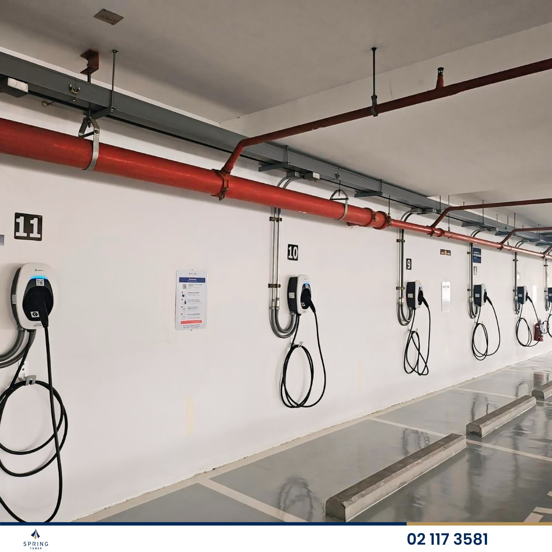 Spring Tower now offers an EV Charging Station for your convenience! 5