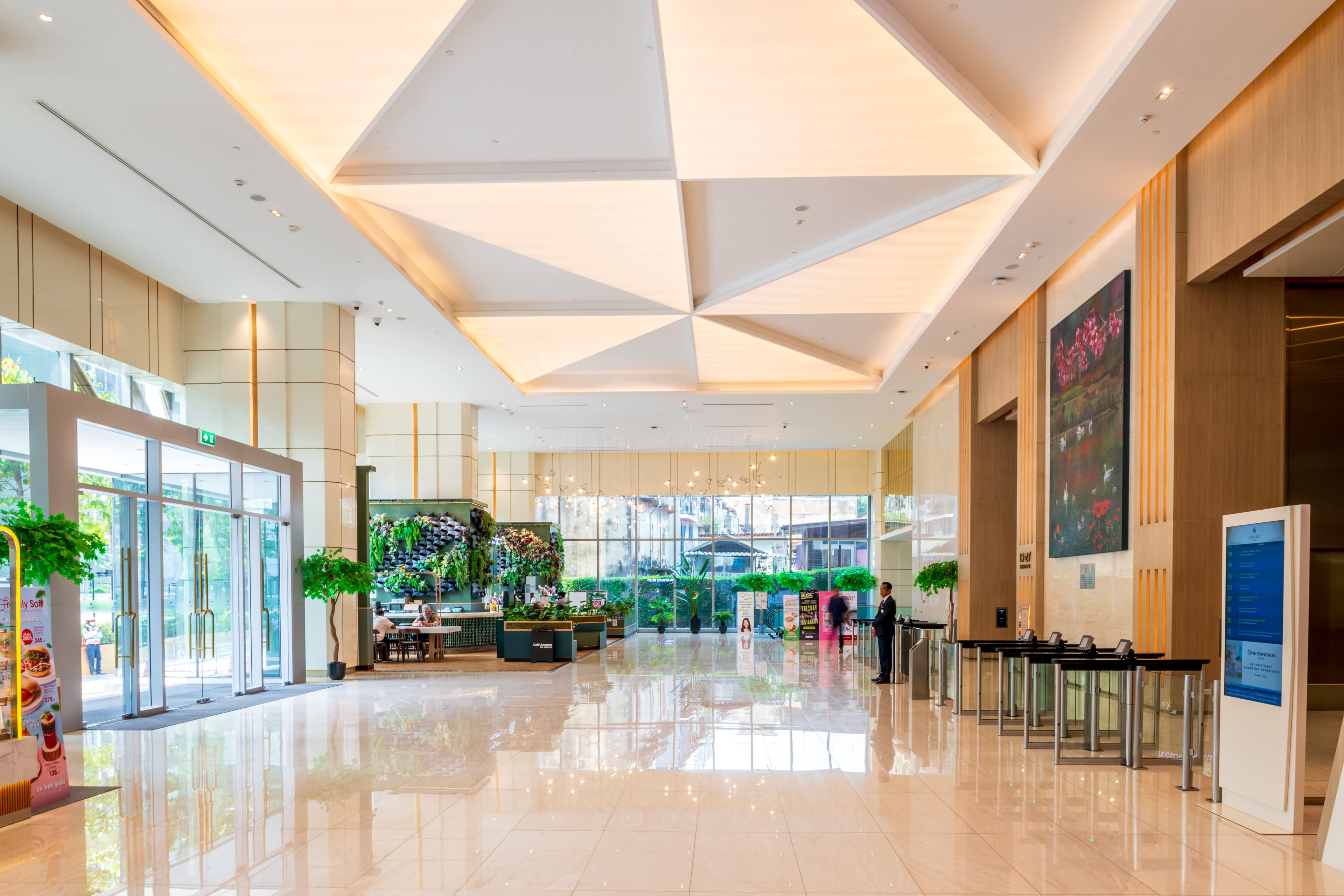 Spring Tower lobby entrance